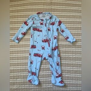 Like new Angel Dear 3-6 month bamboo footie